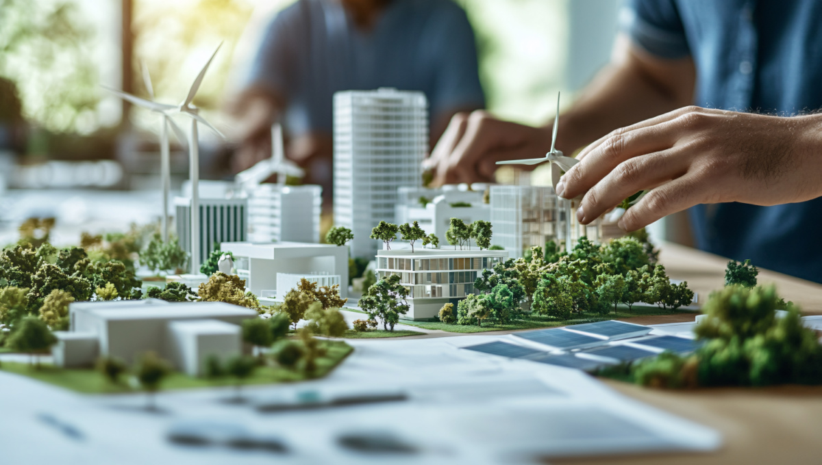 ciudad verde maqueta